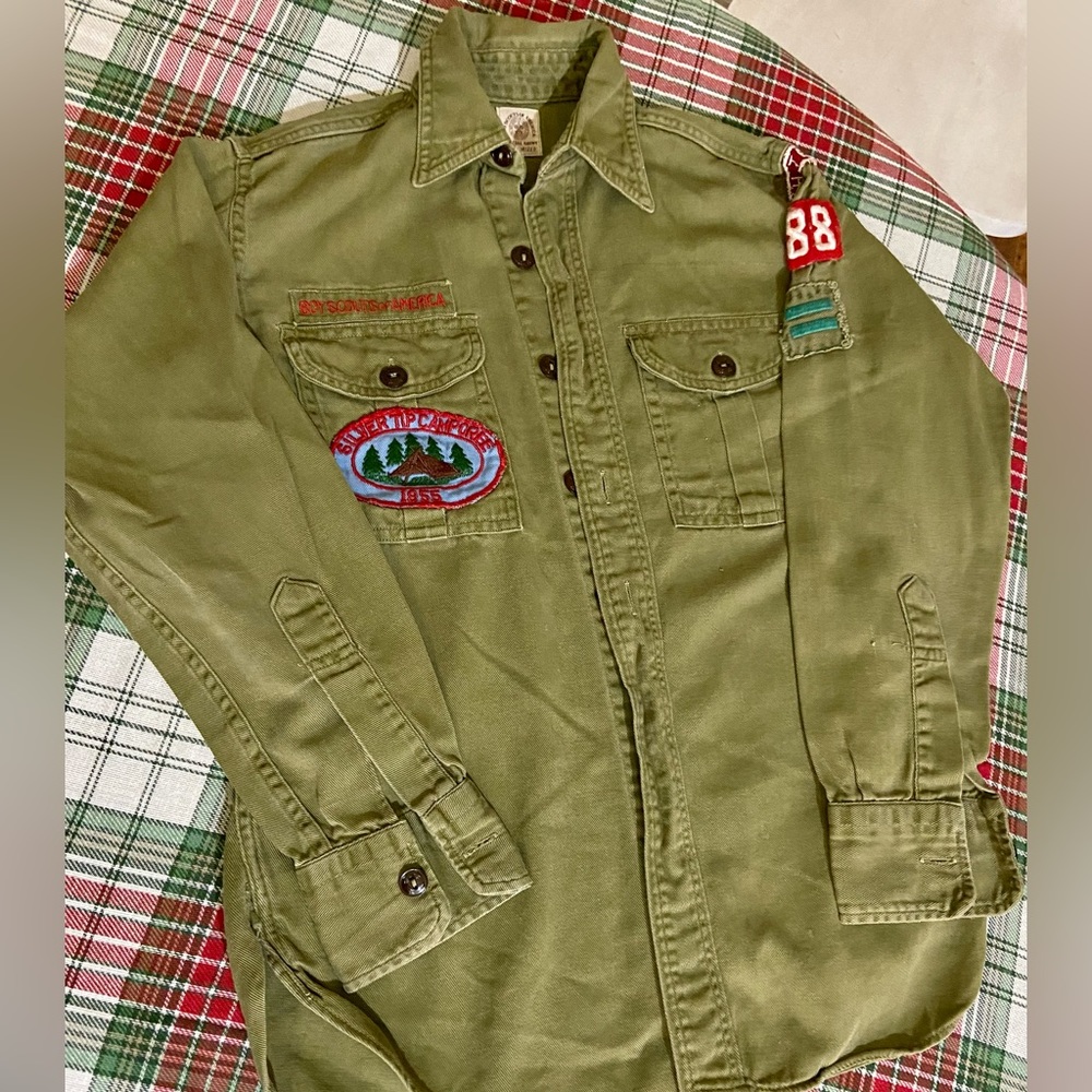 1955 vintage Boy Scouts of America shirt.  no tag, but looks like boys size 10